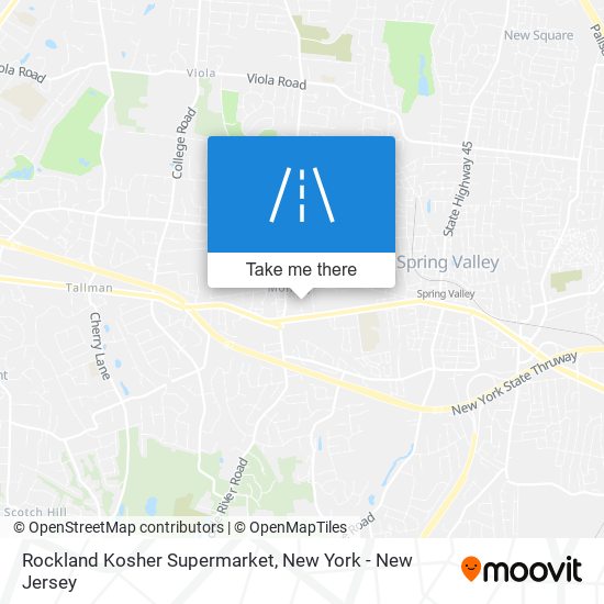 Mapa de Rockland Kosher Supermarket