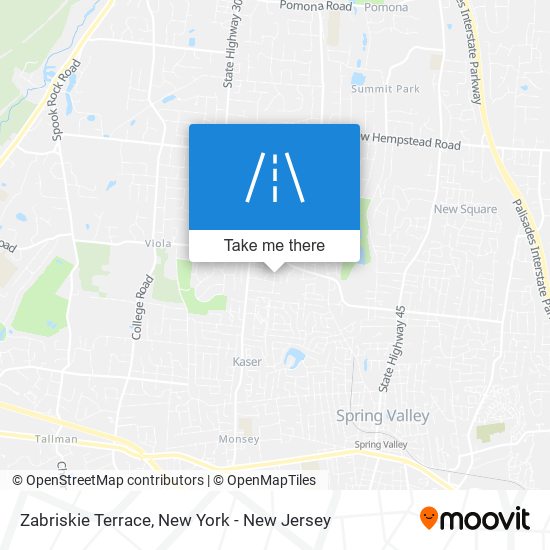 Mapa de Zabriskie Terrace