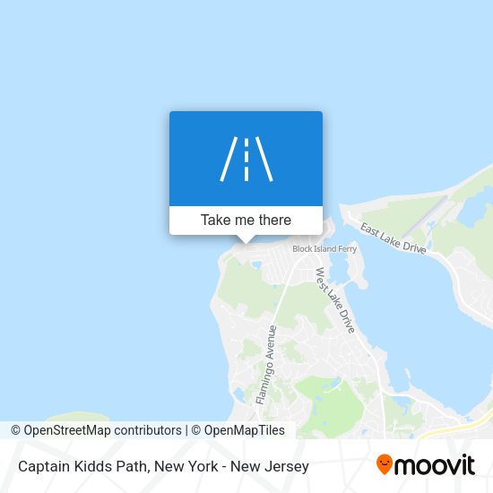 Captain Kidds Path map