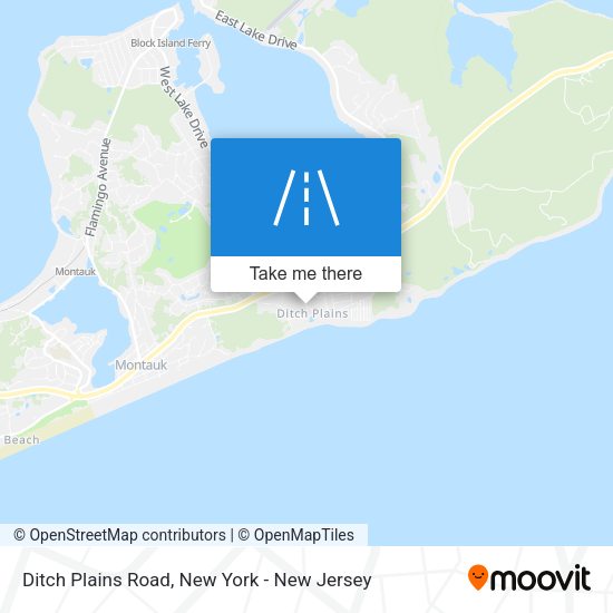 Mapa de Ditch Plains Road