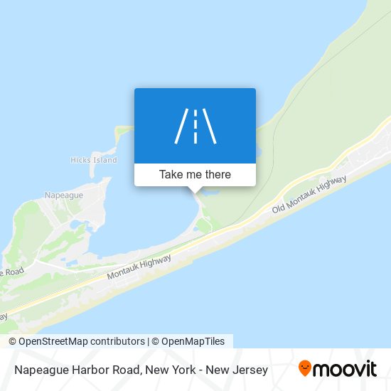 Napeague Harbor Road map