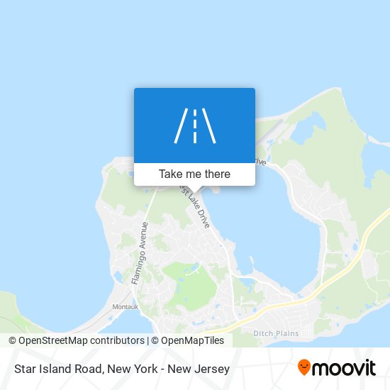 Mapa de Star Island Road