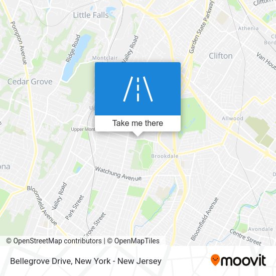 Bellegrove Drive map