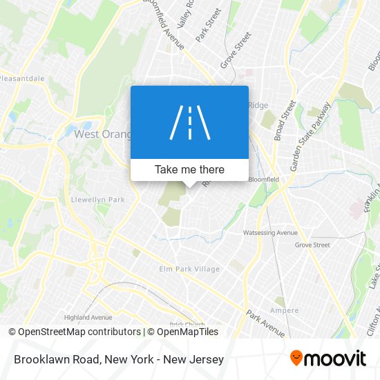 Mapa de Brooklawn Road