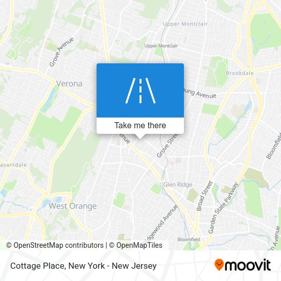 Mapa de Cottage Place