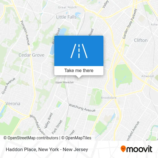 Haddon Place map