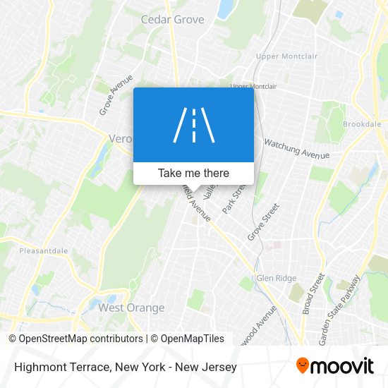 Highmont Terrace map