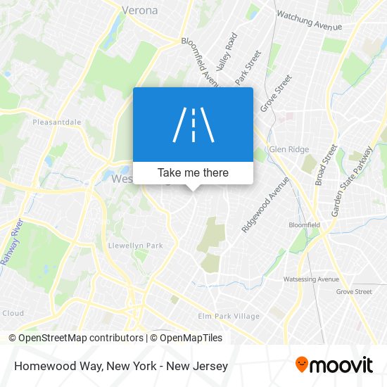 Homewood Way map