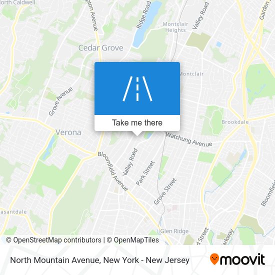 Mapa de North Mountain Avenue