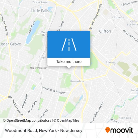 Mapa de Woodmont Road