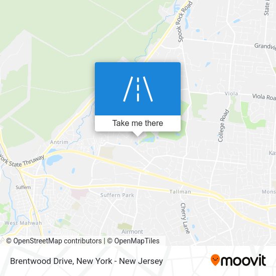 Mapa de Brentwood Drive