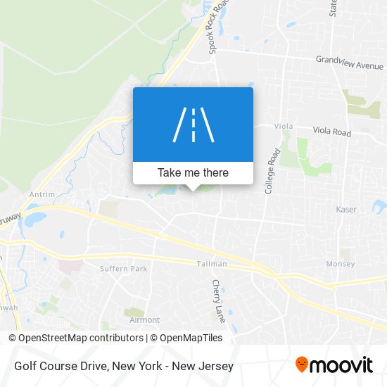 Mapa de Golf Course Drive