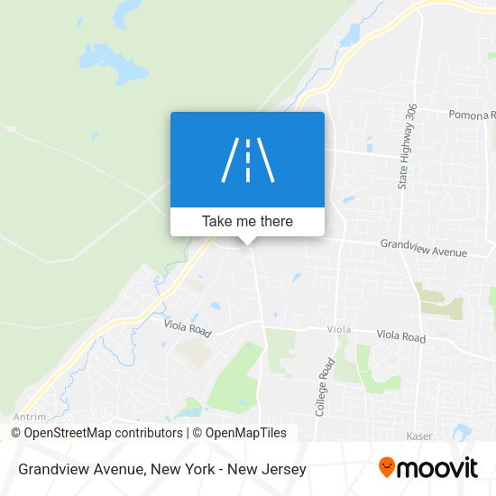 Grandview Avenue map