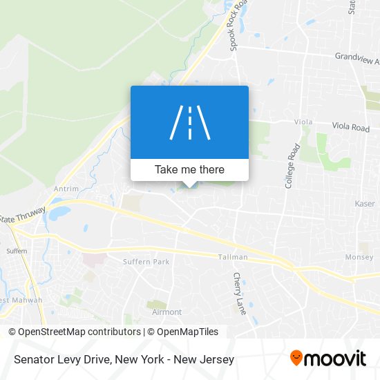 Senator Levy Drive map