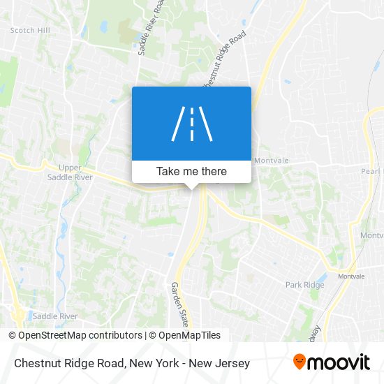 Mapa de Chestnut Ridge Road