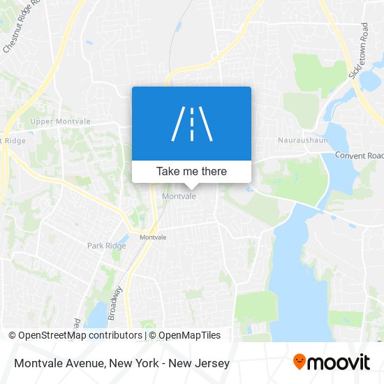 Montvale Avenue map