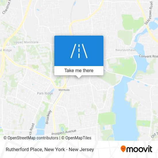Rutherford Place map