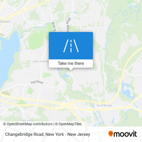 Mapa de Changebridge Road