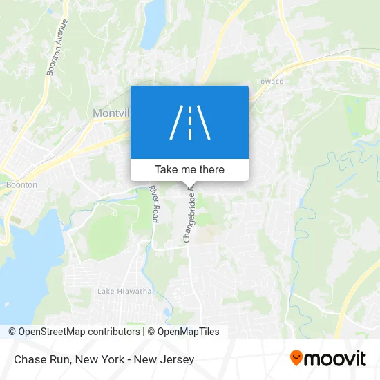 Chase Run map