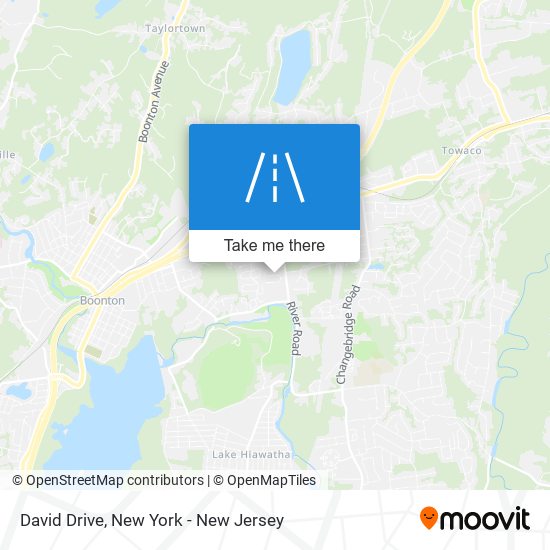 David Drive map