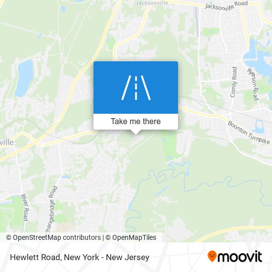 Mapa de Hewlett Road