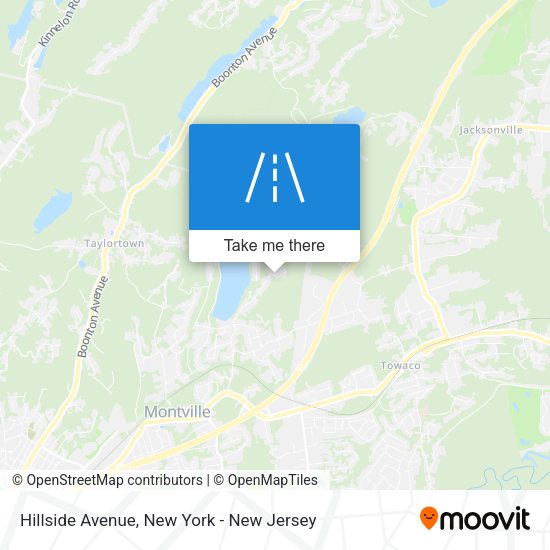 Mapa de Hillside Avenue