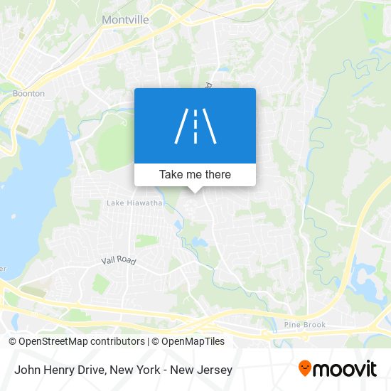 Mapa de John Henry Drive