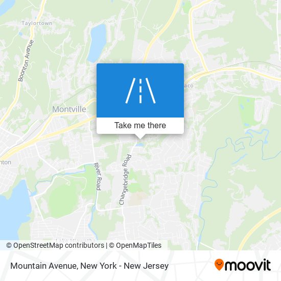 Mountain Avenue map