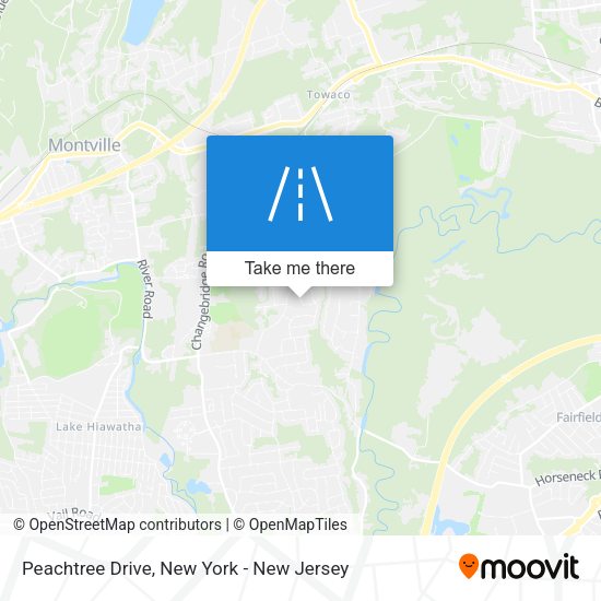 Mapa de Peachtree Drive