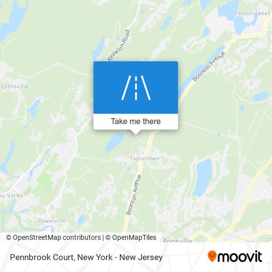 Mapa de Pennbrook Court