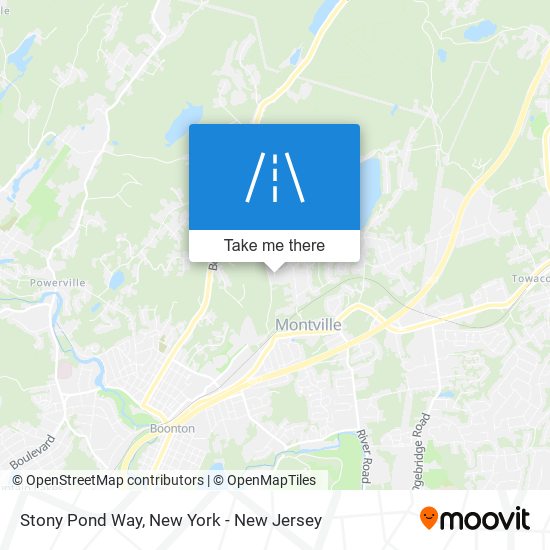 Stony Pond Way map