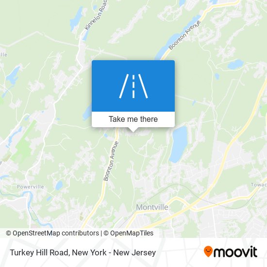 Turkey Hill Road map