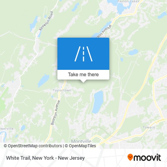 White Trail map