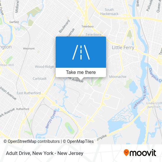 Adult Drive map