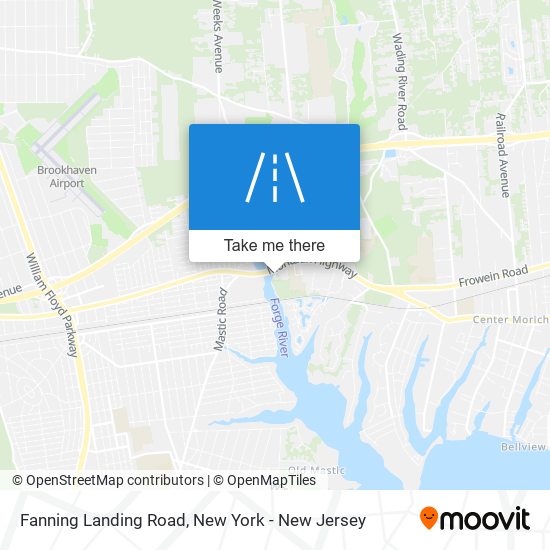 Mapa de Fanning Landing Road