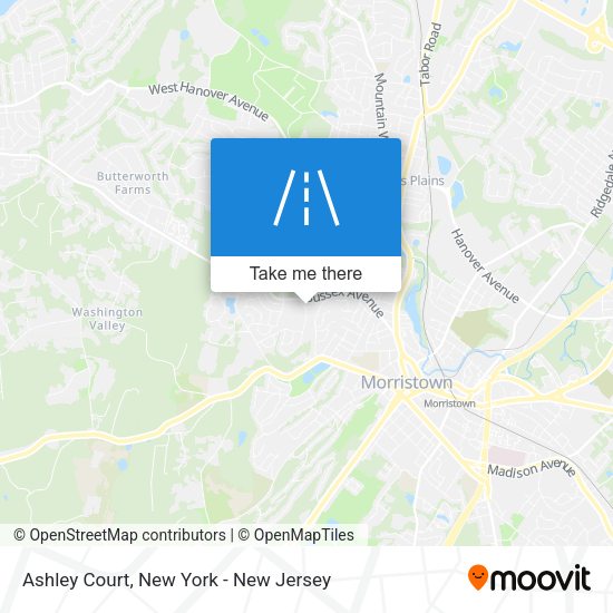 Mapa de Ashley Court