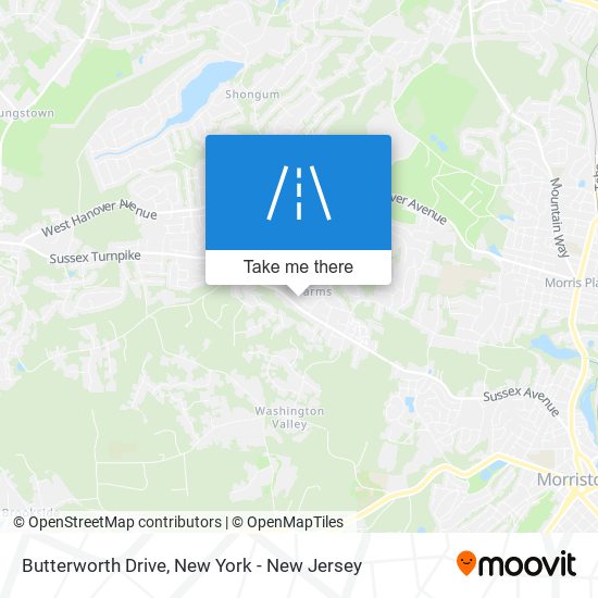 Butterworth Drive map
