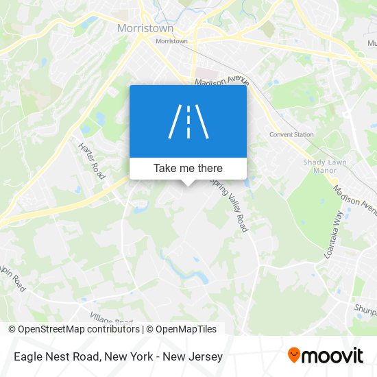 Eagle Nest Road map