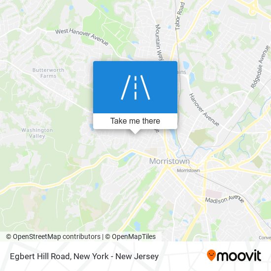 Egbert Hill Road map