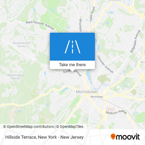 Hillside Terrace map