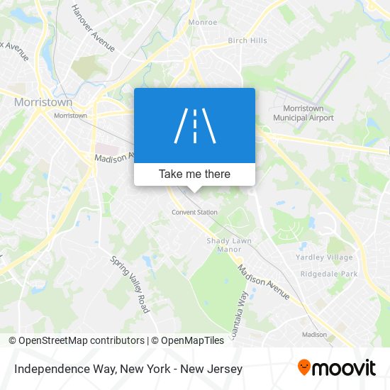 Independence Way map