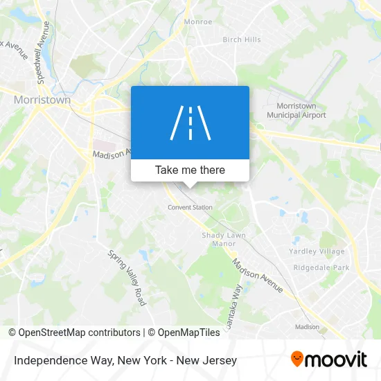 Independence Way map