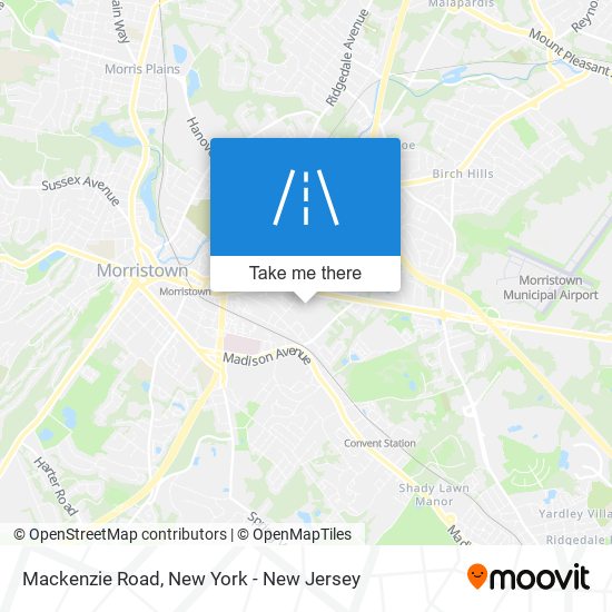 Mackenzie Road map