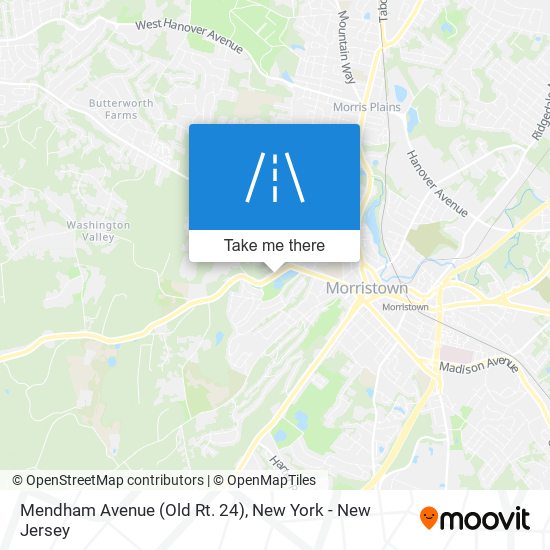 Mapa de Mendham Avenue (Old Rt. 24)