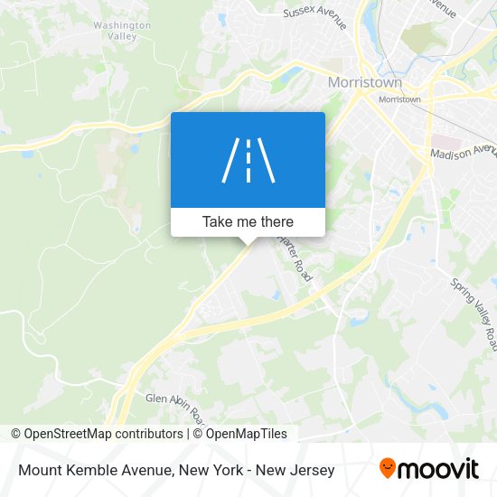 Mapa de Mount Kemble Avenue
