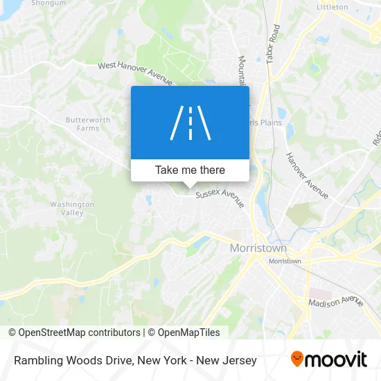Rambling Woods Drive map