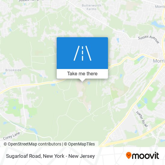Mapa de Sugarloaf Road