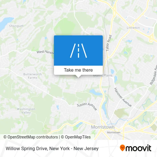 Willow Spring Drive map