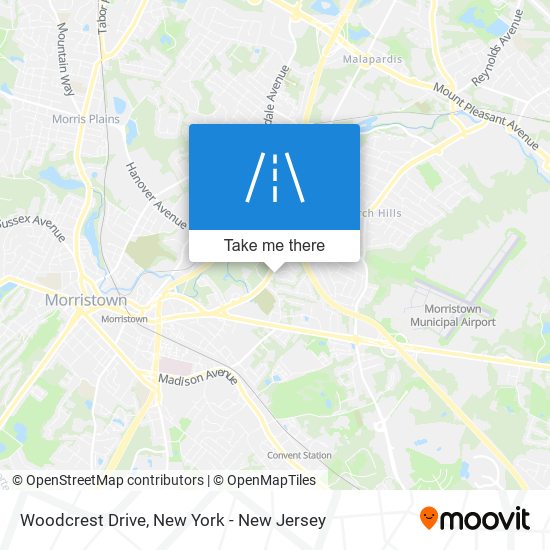 Mapa de Woodcrest Drive