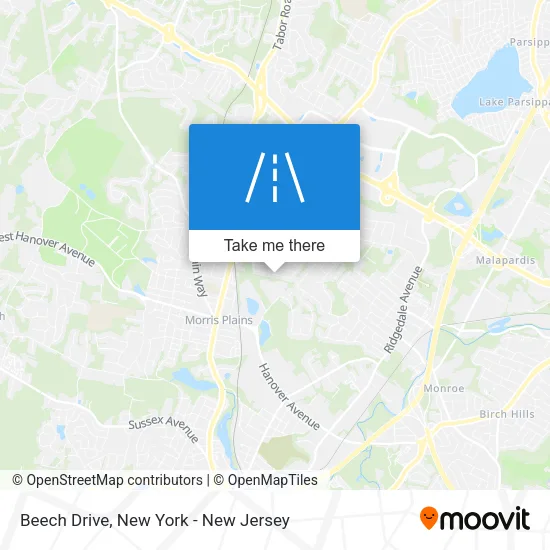 Mapa de Beech Drive